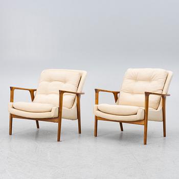 Inge Andersson, armchairs, a pair, "Tunis", Bröderna Andersson, designed circa 1965.