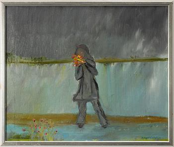 Beppe Wolgers, Flicka med blombukett.