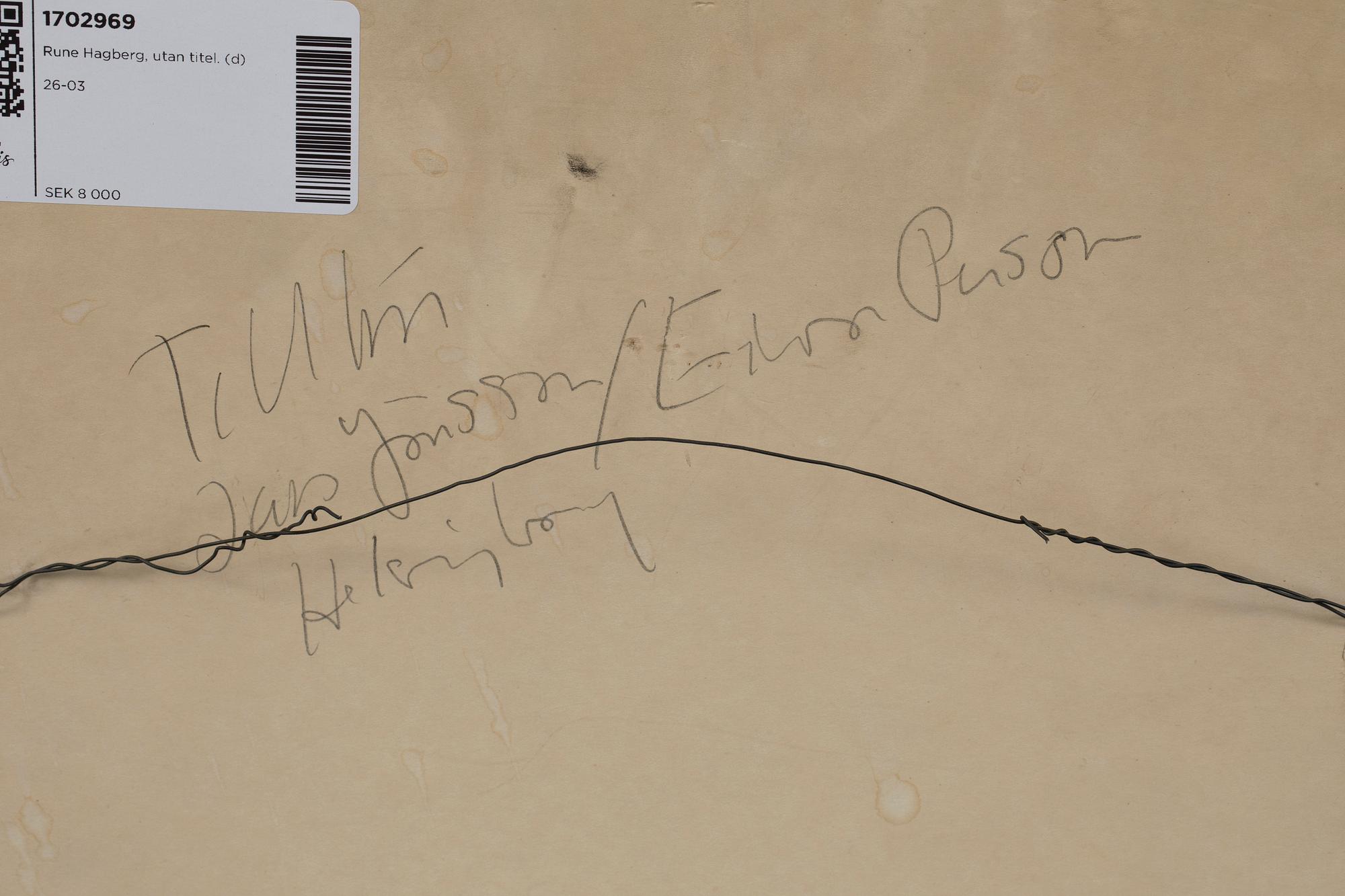 Rune Hagberg, untitled.