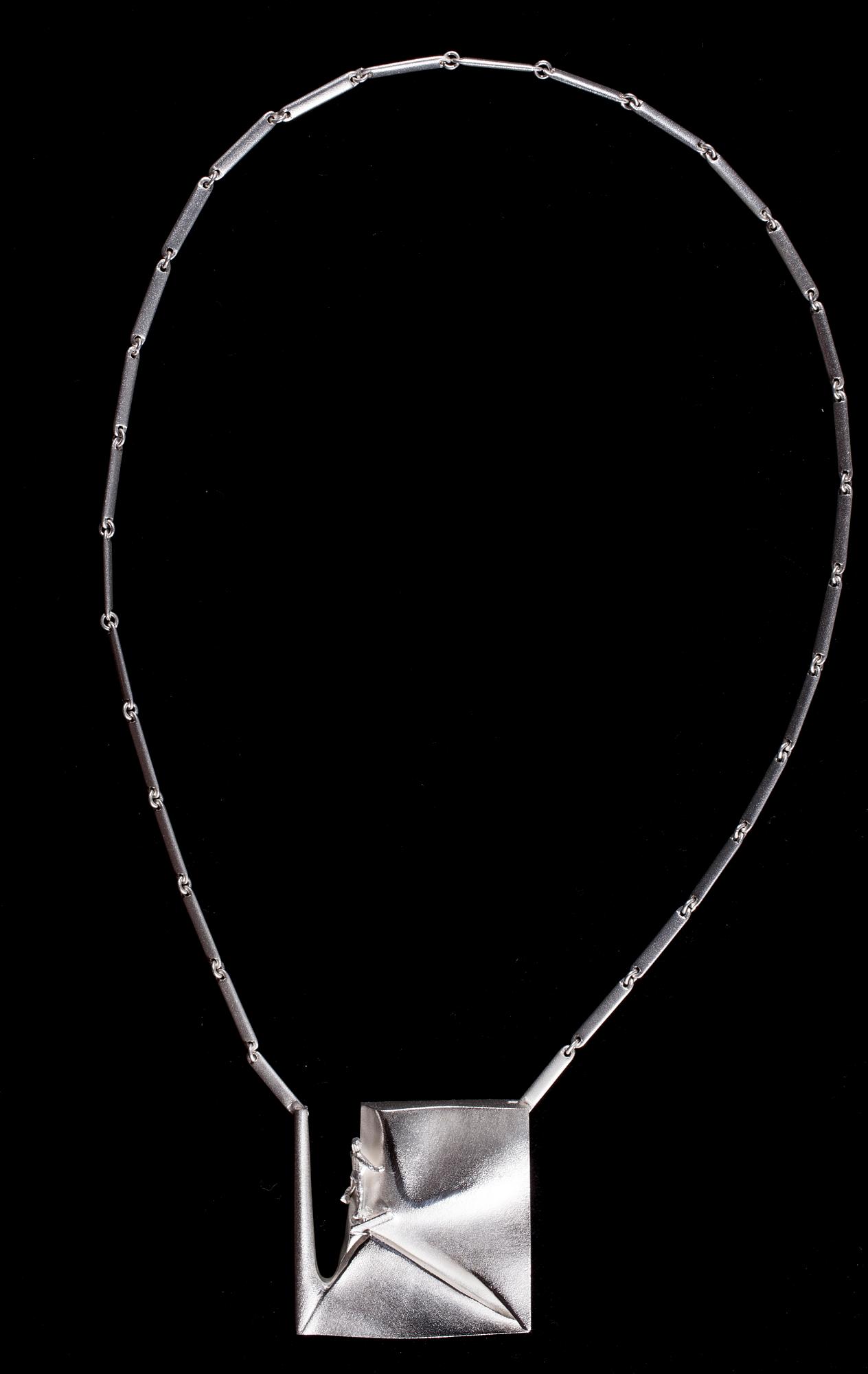 HALSSMYCKE, Cliffhanger, sterlingsilver, Björn Weckström Lapponia 2003.