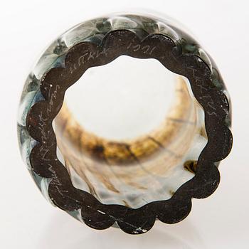 TIINA NORDSTRÖM, a 'Cactus' sculpture signed Tiina Nordström Iittala 1991.