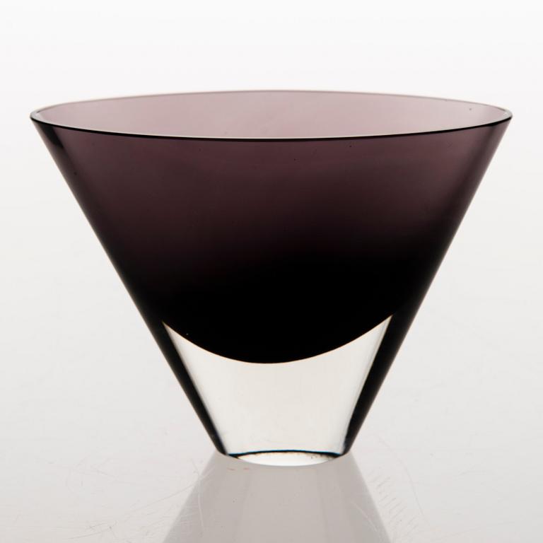 KAJ FRANCK, A 'KF 234' glass vase, signed K. Franck Nuutajärvi Notsjö -61.