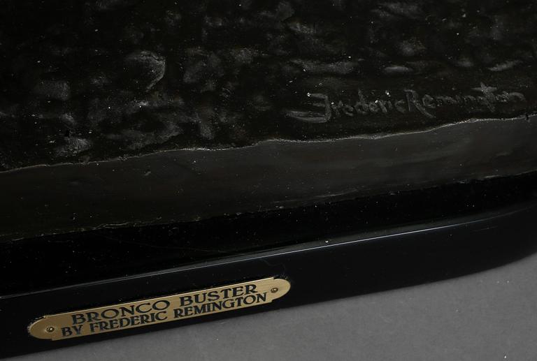 FREDERIC SACKRIDER REMINGTON, efter, skulptur, brons, stämpelsignerad.
