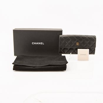 A Chanel wallet.