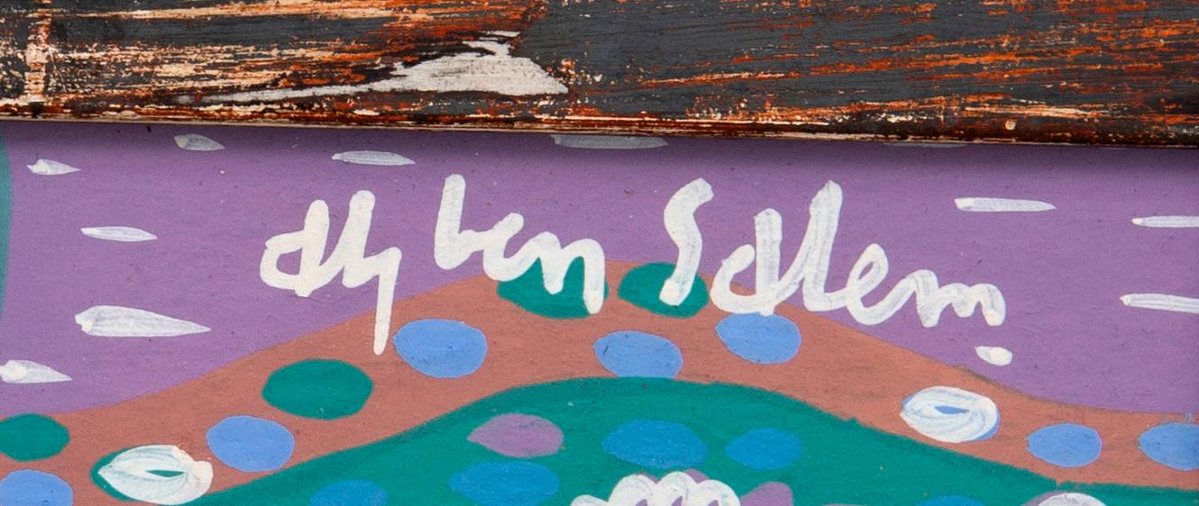 Aly Ben Salem, Gouache on paper, signed.