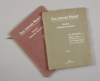 552. BOK, 2 vol. "Das lebende Modell". Professor Herm. Ludw. v. Jan.