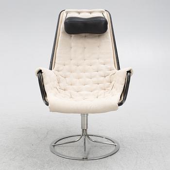 Bruno Mathsson, fåtölj med fotpall "Jetson", DUX, resp Bruno Mathsson International, Värnamo.