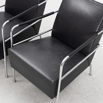 Gunilla Allard, fåtöljer, ett par samt en fotpall och ett bord, "Cinema", Lammhults.