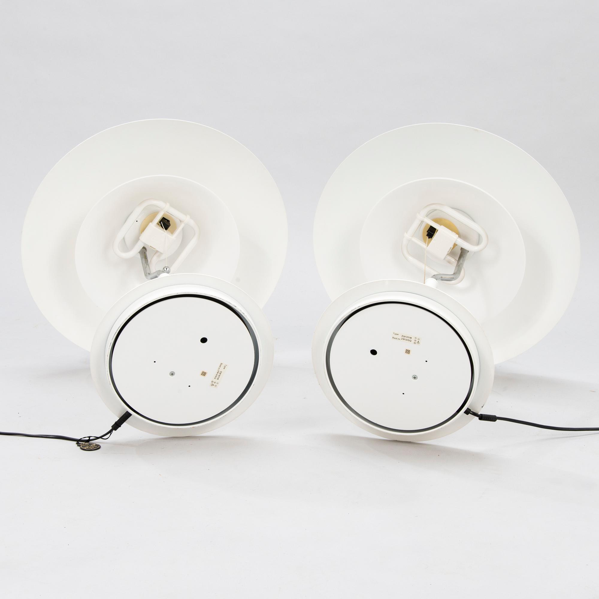 A pair of "Jonas" table lamps, designed by Jonas Hidle for AS Høvik Lys.