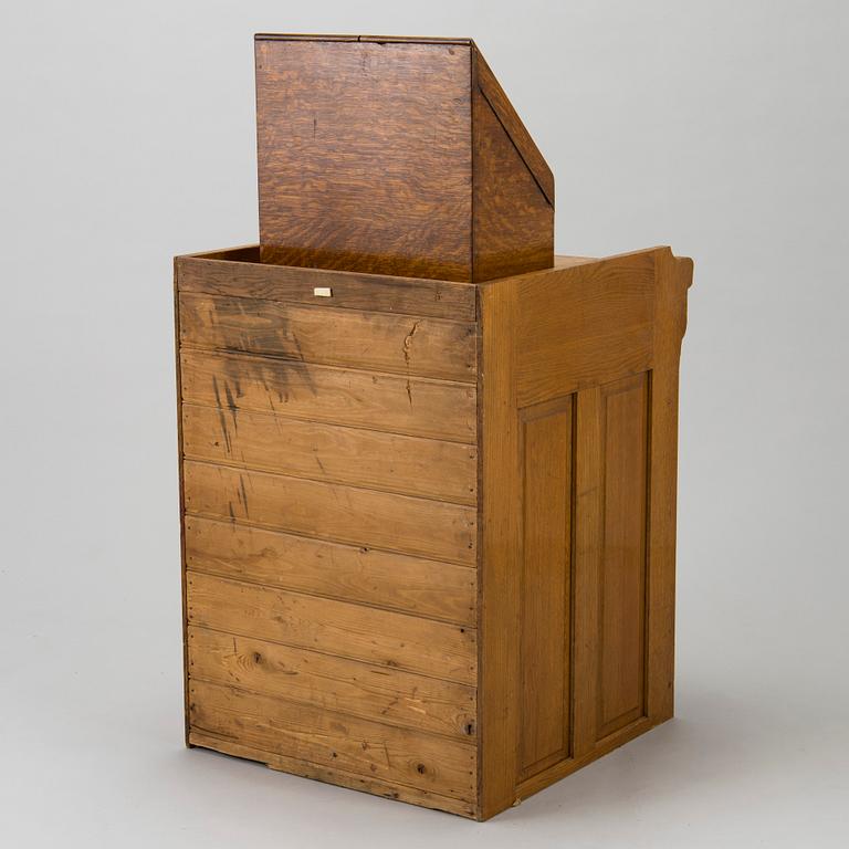 Arkistolaatikosto Billnäs ja dokumenttilokerikko, 1900-luvun alku ja puoliväli.