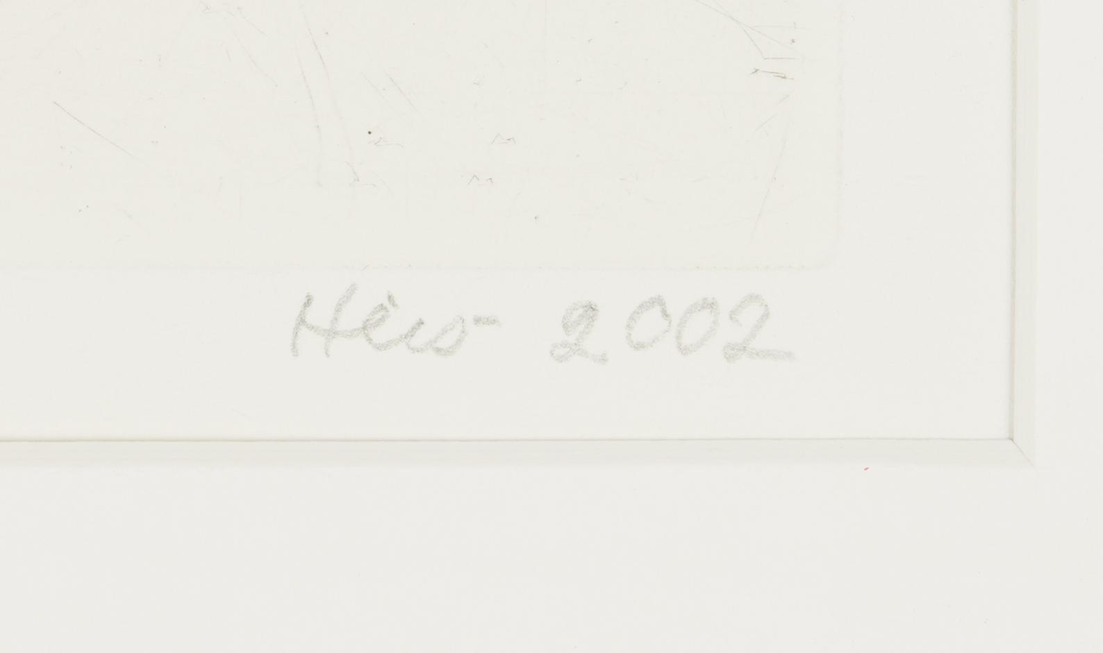 Outi Heiskanen, etsning, signerad och daterad 2002, numrerad 10/50.