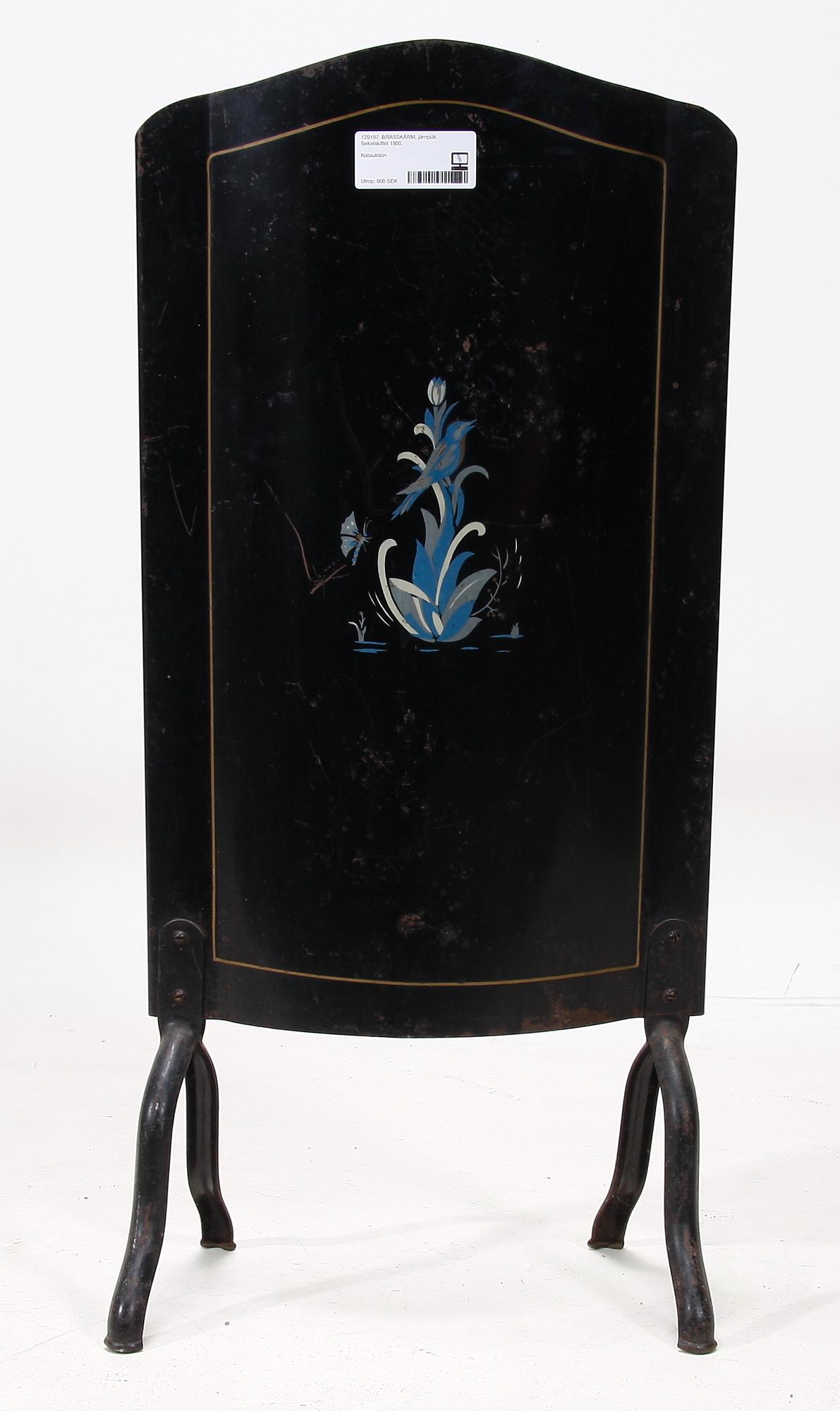 BRASSKÄRM, järnplåt. Sekelskiftet 1900.