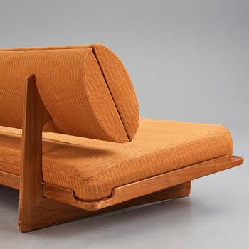 Grete Jalk, A teak sofa/daybed, Poul Jeppesen, Denmark, 1960's/1970's.