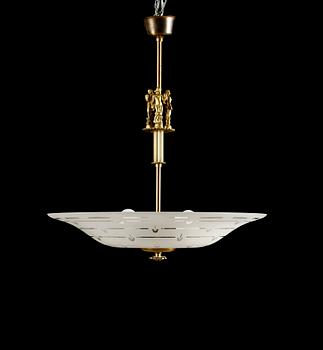 TAKLAMPA, 1900-talets första hälft, höjd ca 63 cm.
