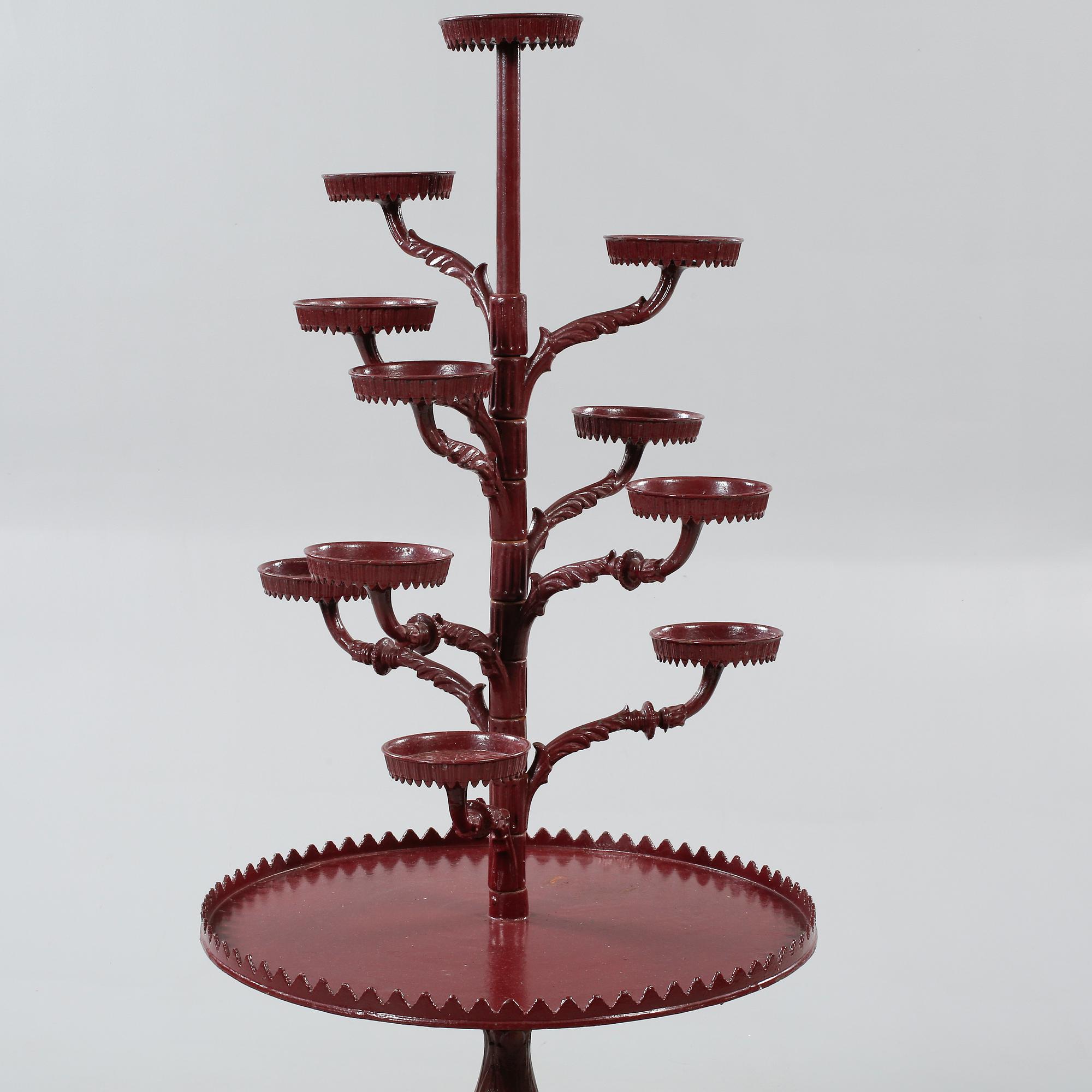 TRÄDGÅRDSBORD/ BLOMBORD, J & C.G Bolinder, Stockholm, omkring sekelskiftet 1900.