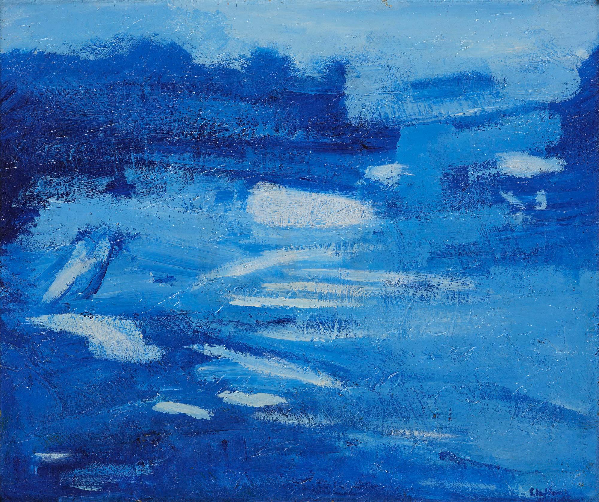 Staffan Hallström, Blue composition.