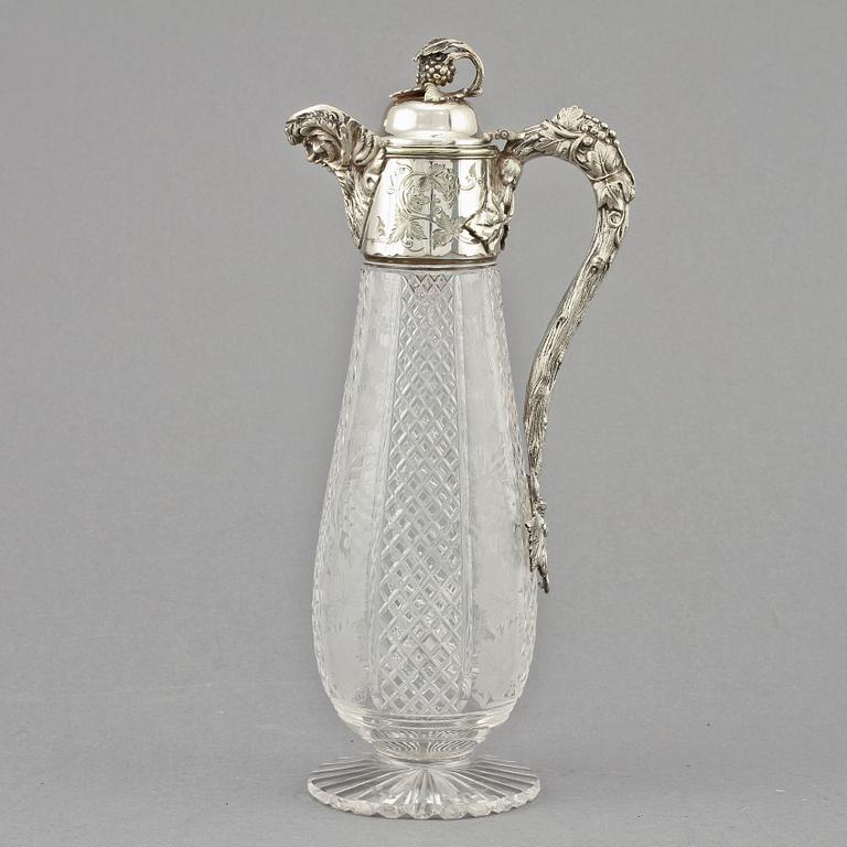 KANNA, nysilver samt glas, 1900-tal.