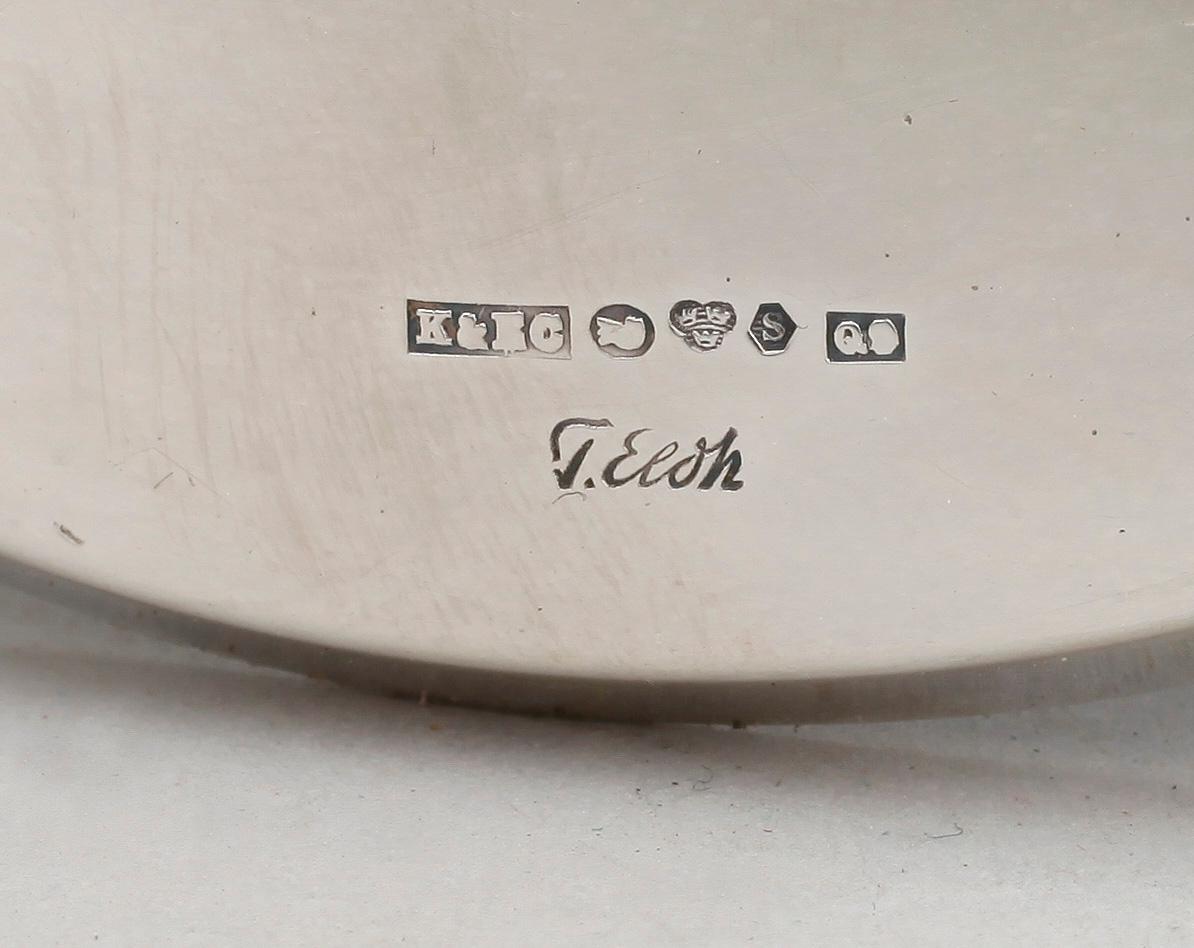 LJUSSTAKAR, ett par, silver, Tore Eldh, K&EC, Göteborg. 1962 samt 1966.