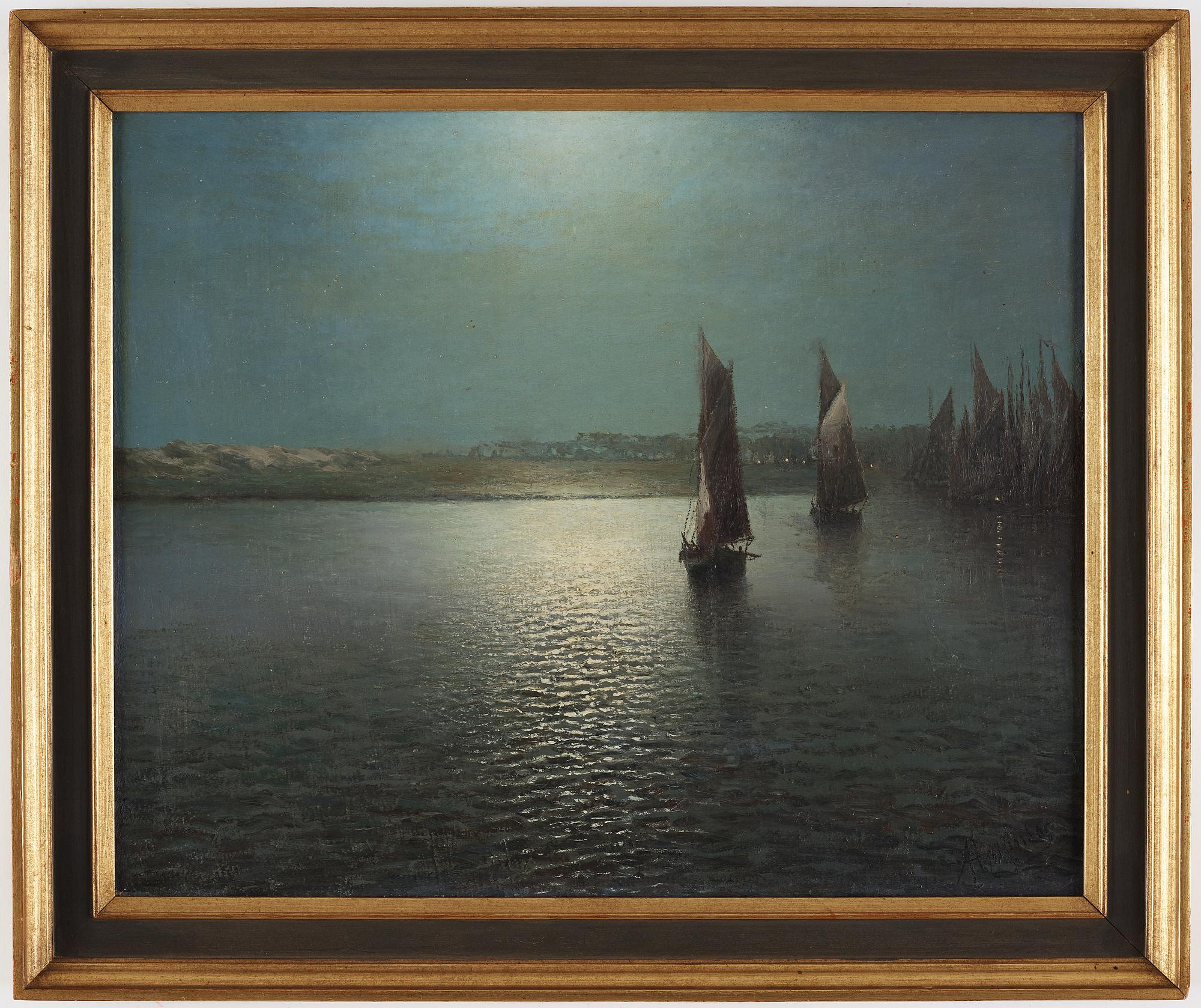 HOLLÄNDSK KONSTNÄR 1800/1900-tal, olja på duk, bär signatur.