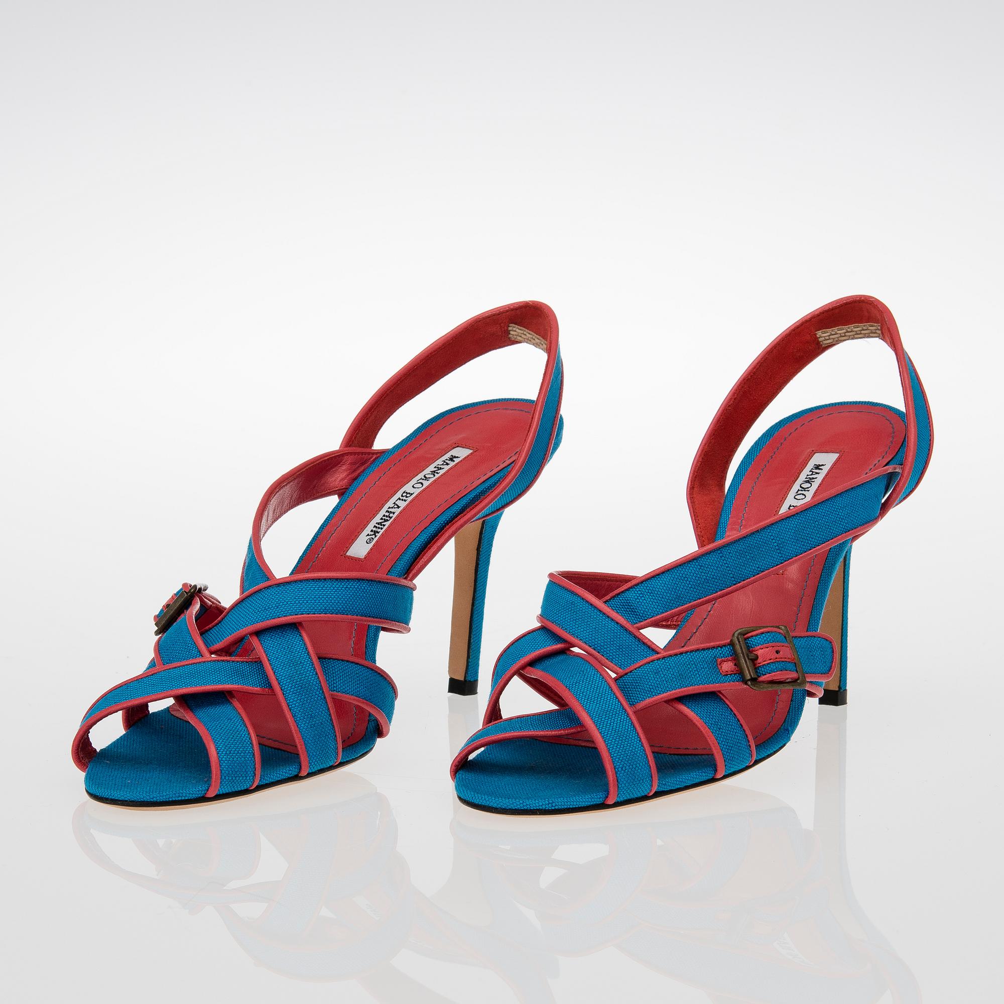SKOR, Manolo Blahnik, storlek 40,5.