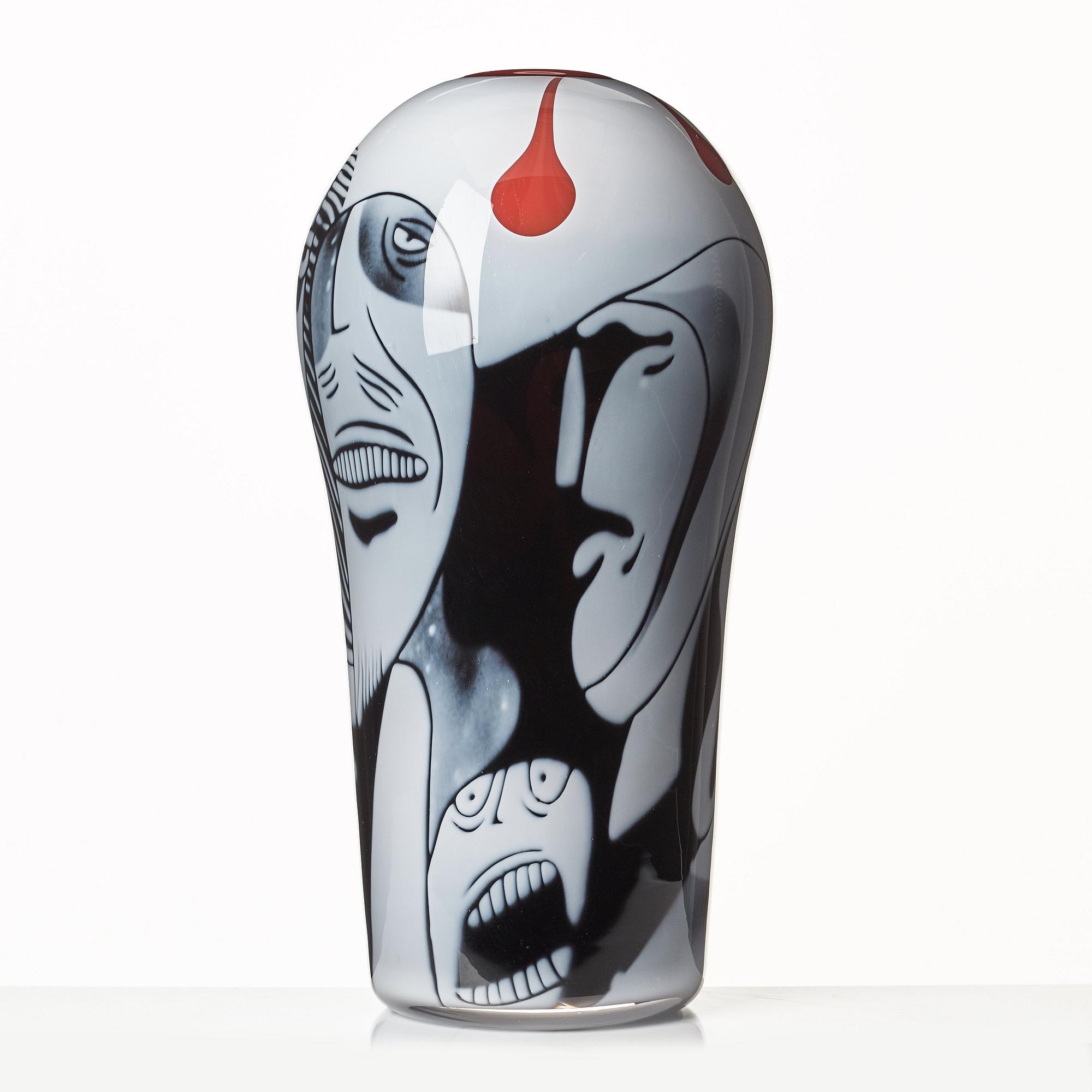 Peter Hermansson, vas, "graal", glasblåsare Micke Johansson, 2009.