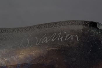 SKULPTUR, glas, Bertil Vallien, unique. Kosta Boda, bok medföljer.