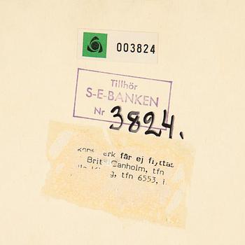 Man Ray, färgakvatint, signerad och numrerad 63/99.