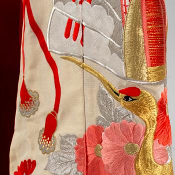 A 20th century Japanese wedding kimono.