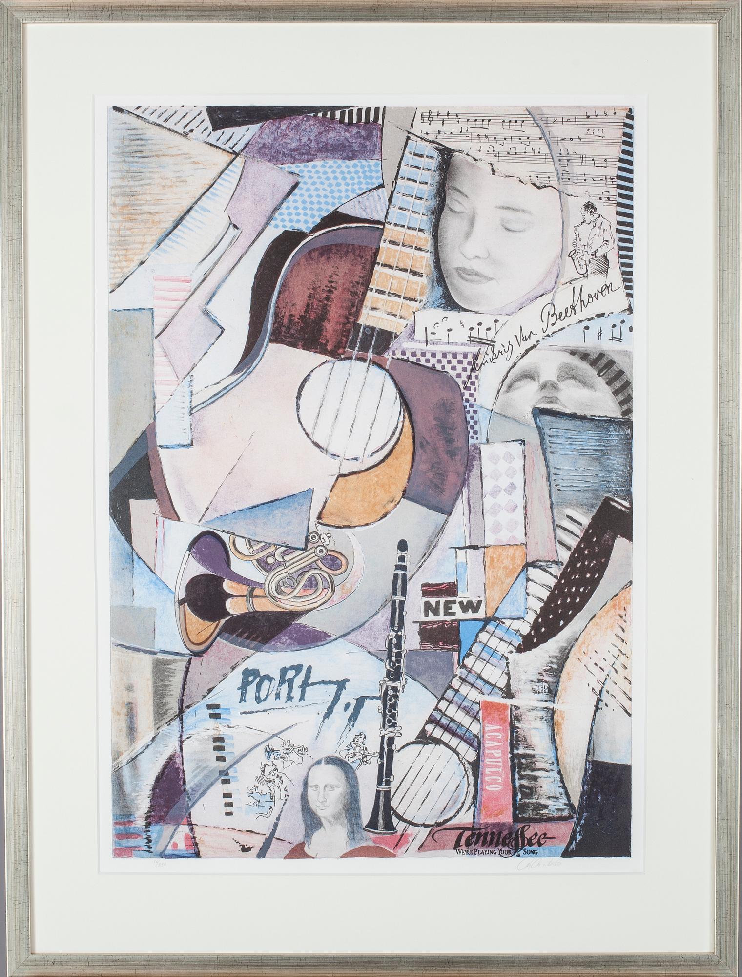 MARKKU MÄKELÄ, färglitografi , signerad och numrerad 86/250.