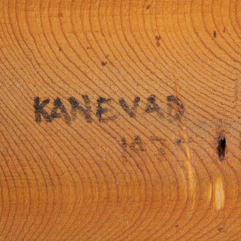 Gunnar Kanevad, relief, wood, signed and dated 197?.