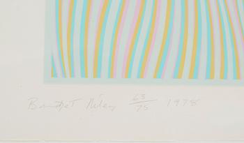 Bridget Riley, "Untitled Bleu".