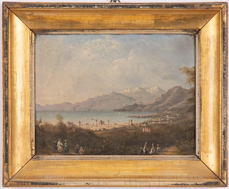 Okänd konstnär, omkring 1850, Orientalisk stad.