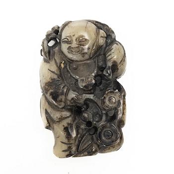 A group of four Chinese stone figures, 20th century.