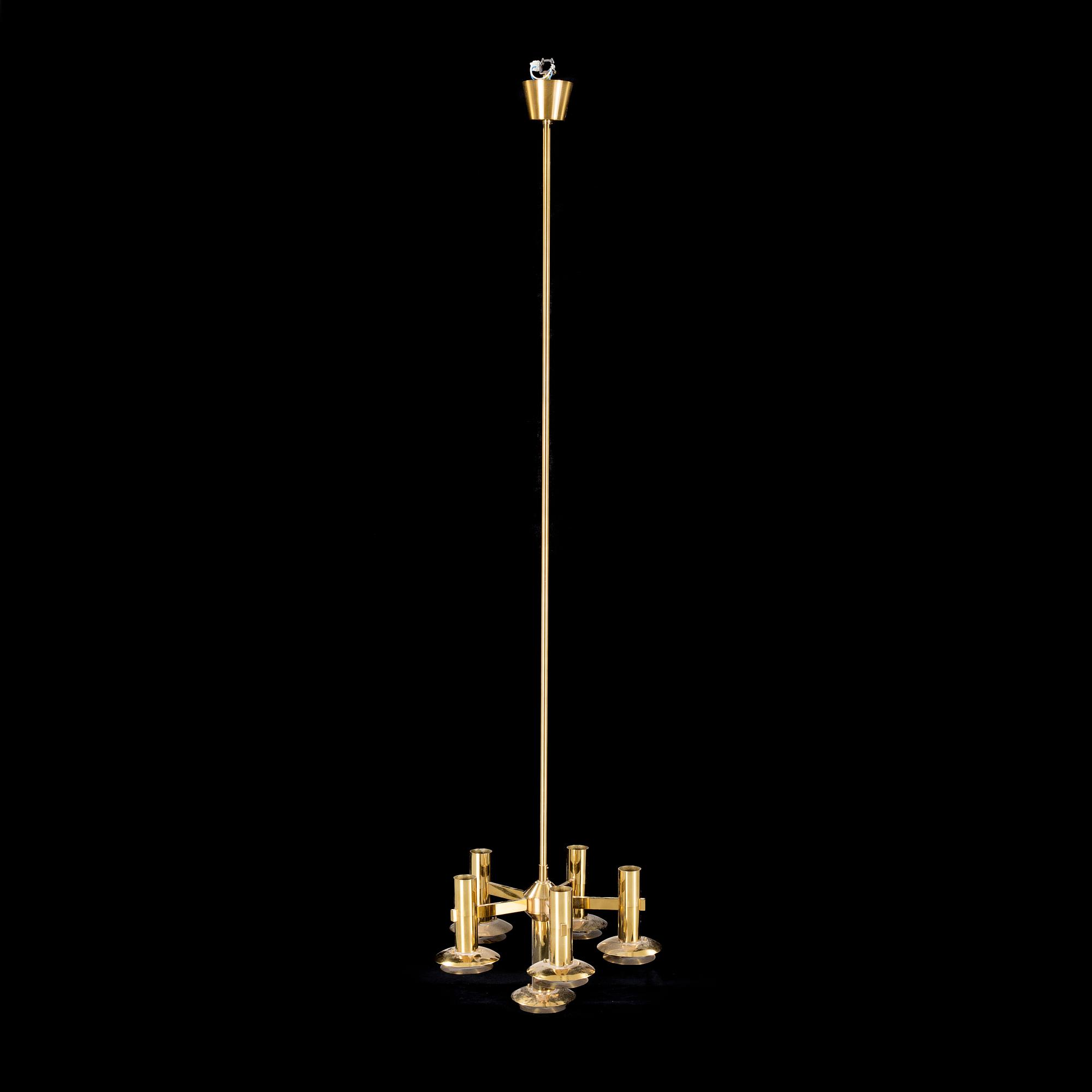 A ceiling lamp from Westal, possible Holger Johansson, second half of the 20th century.