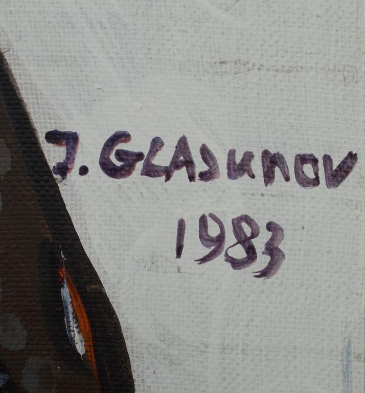 ILJA GLAZUNOV (RYSSLAND), olja på duk, sign. och dat. 1983.