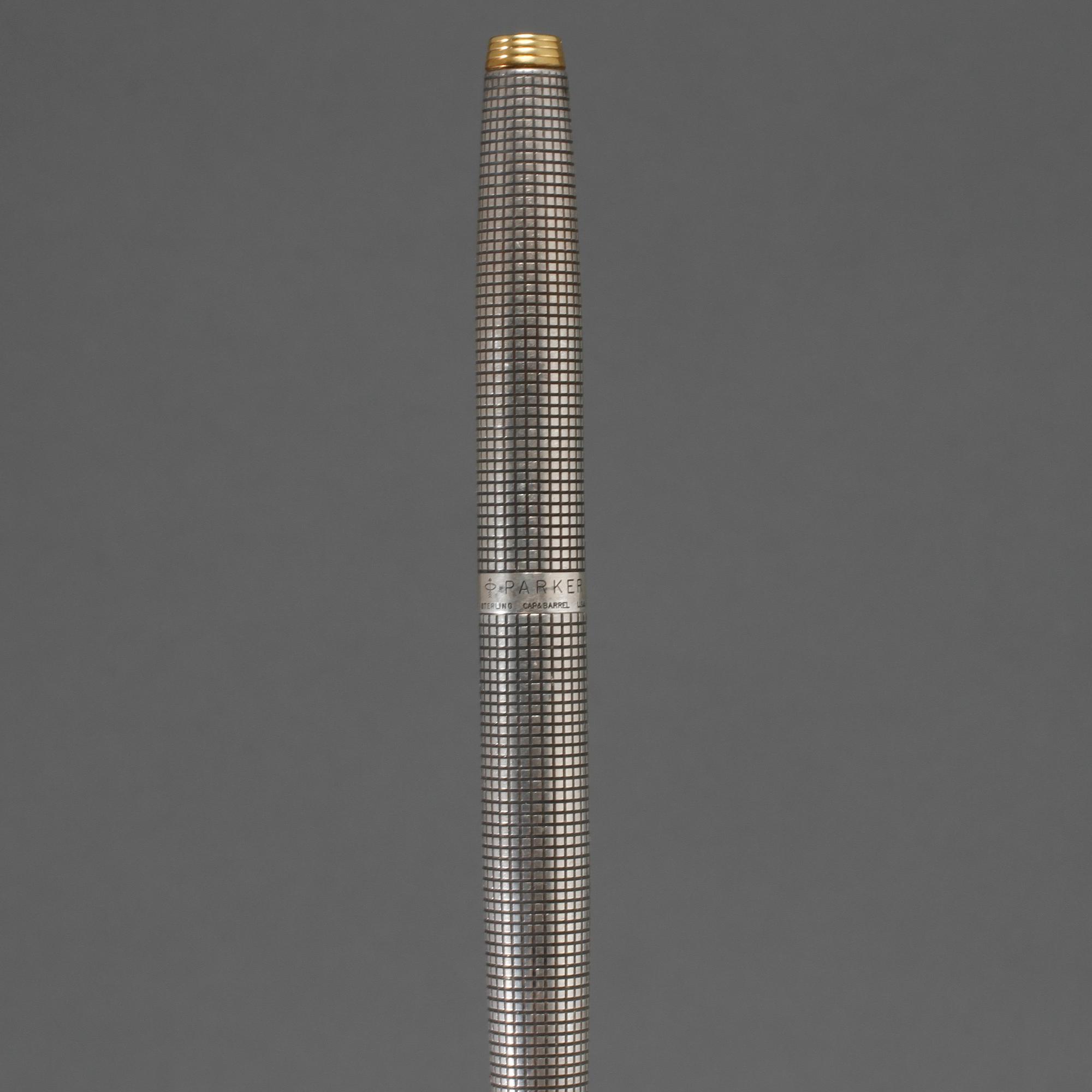 RESERVOARPENNA, Parker, sterlingsilver, 1900-talets senare hälft.