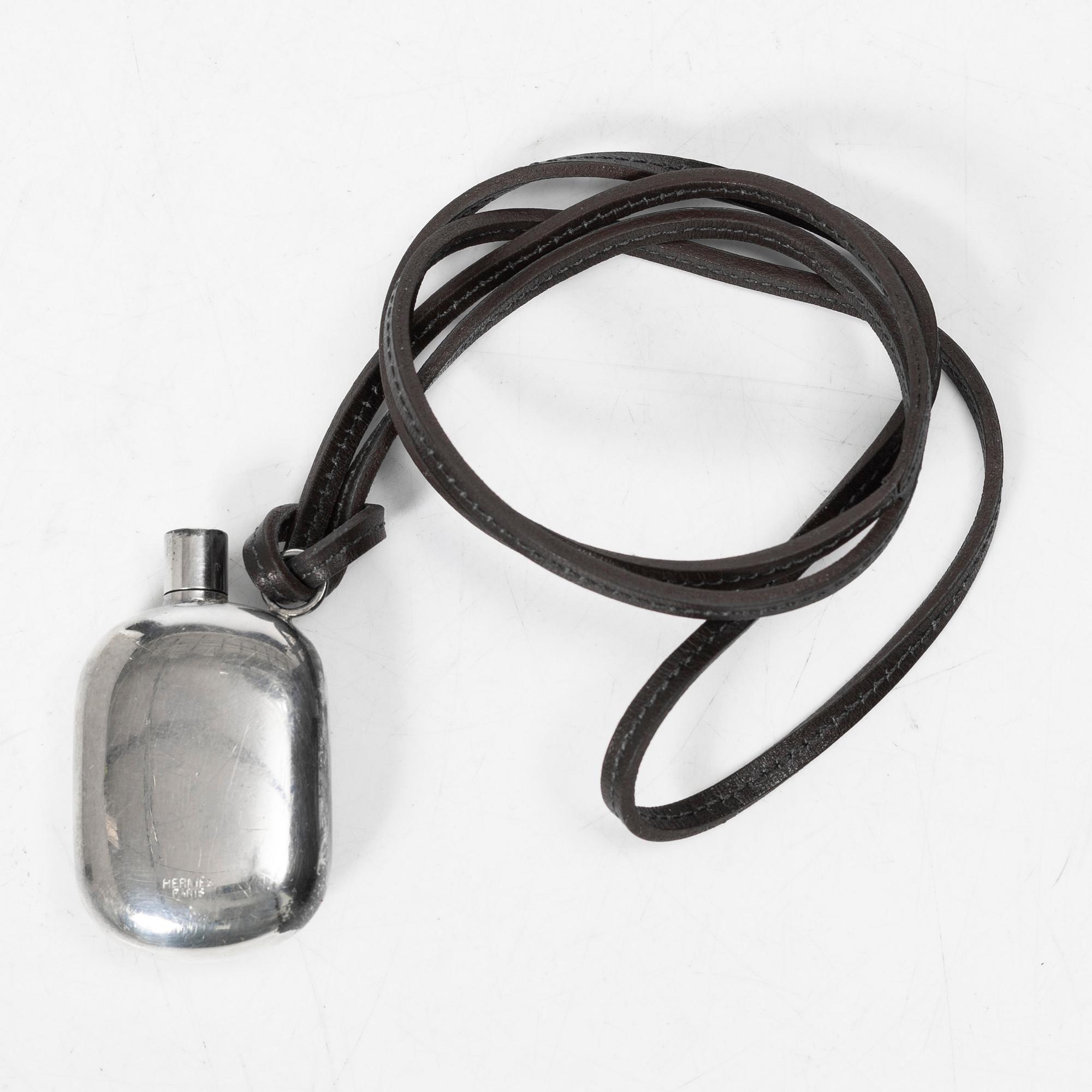 Hermès, necklace with perfume bottle.