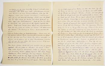 LETTER from Otto G. Carlsund to GAN (Gösta Adrian-Nilsson) in Lund, dated Stjärnhof 22.8.(19)28.