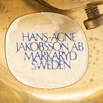 Hans-Agne Jakobsson, ceiling lamp Markaryd, 1960s.