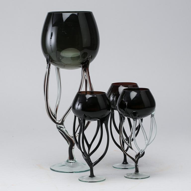 JOZEFINA KROSNO, 4 
parts of glass. 2000-tal.