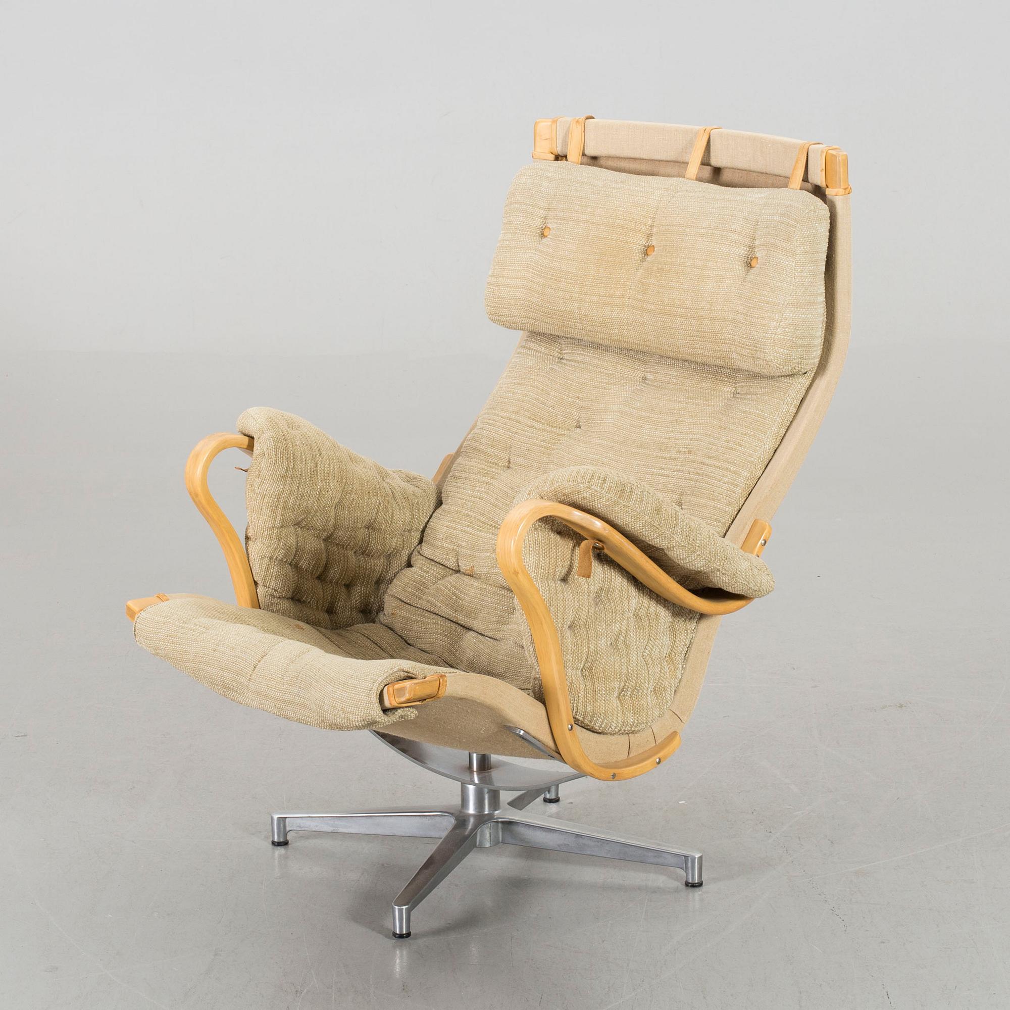BRUNO MATHSSON, lounge chair, "Pernilla", Dux, the second half of the 20th century.