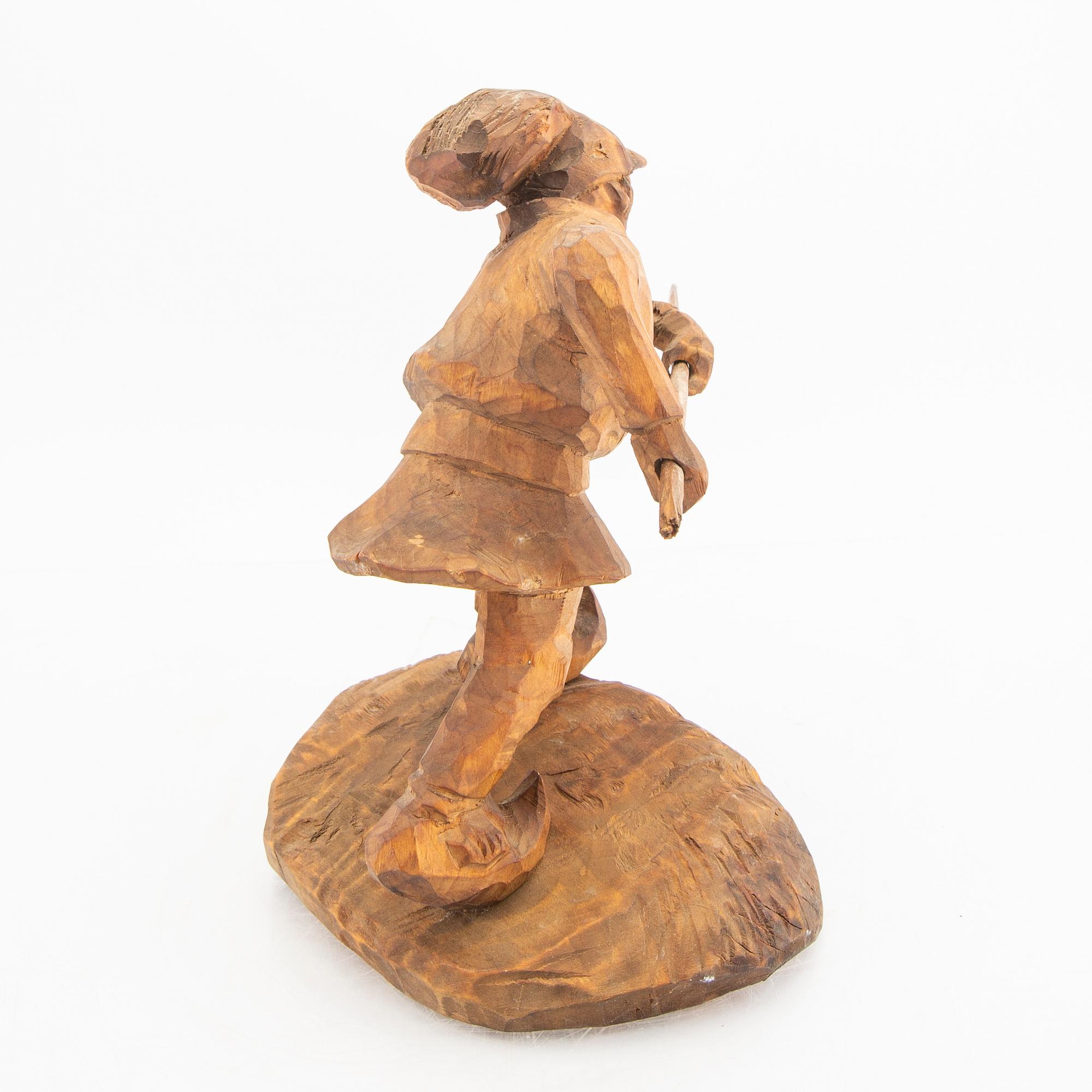 Bengt Jonsson, a signed wooden sculpture.