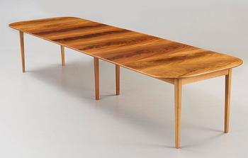 Josef Frank, a mahogany dining table, Svenskt Tenn, model 947.