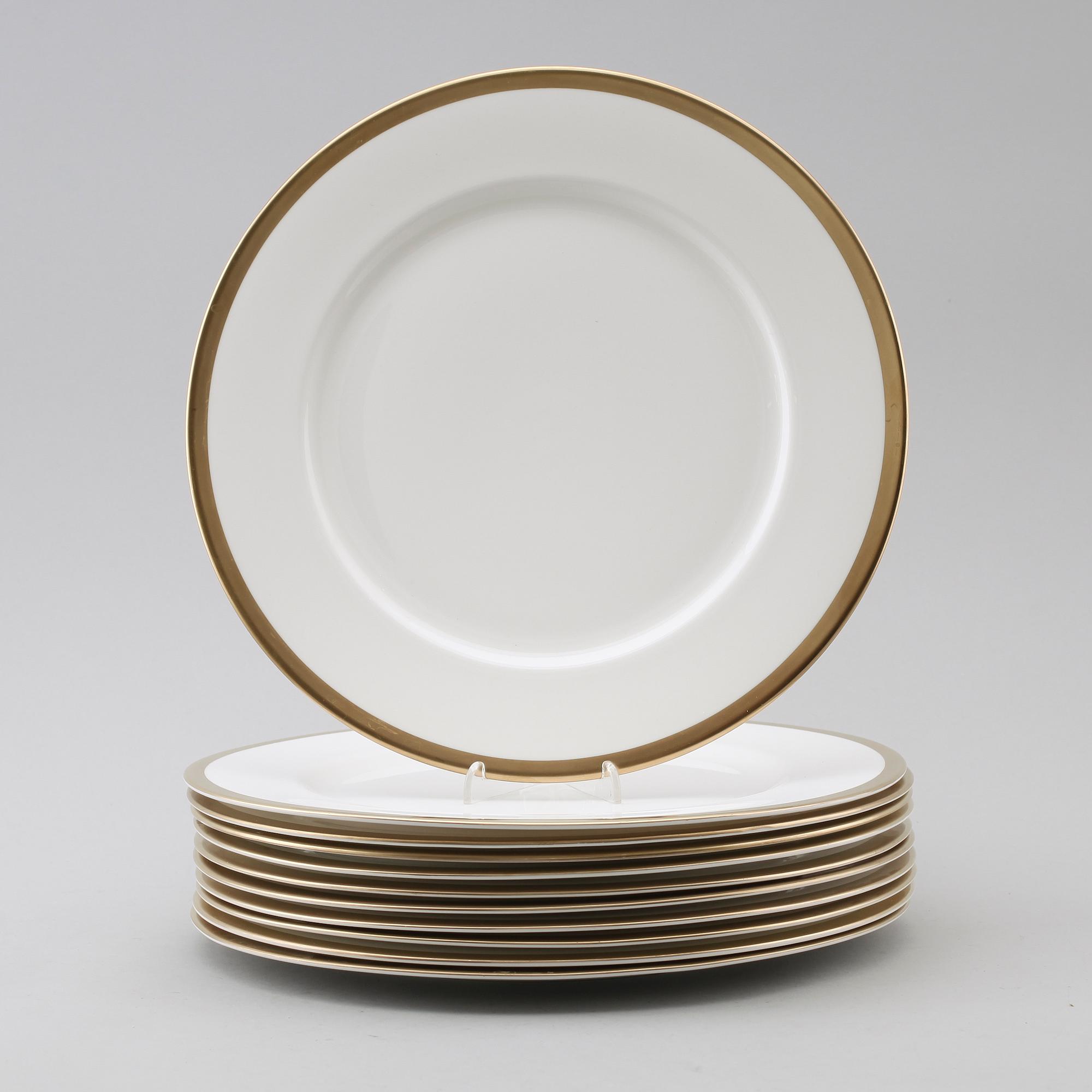 KUVERTTALLRIKAR, 11 st, benporslin, Nobel, Karin Björquist, Rörstrand.