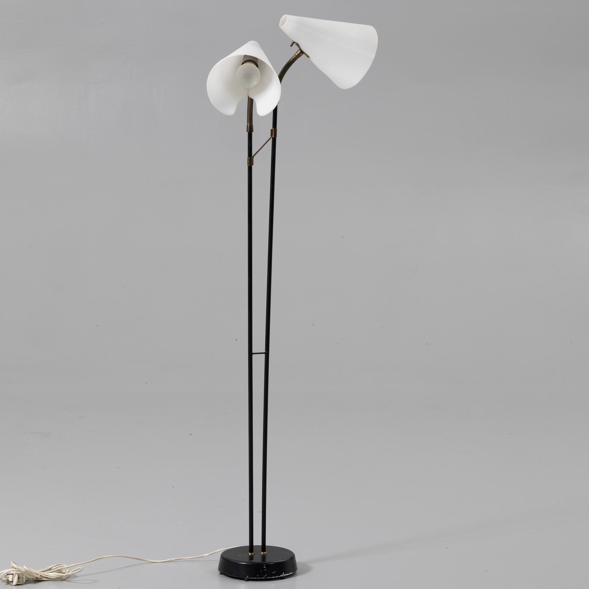 Floor lamp, mid-20th century.