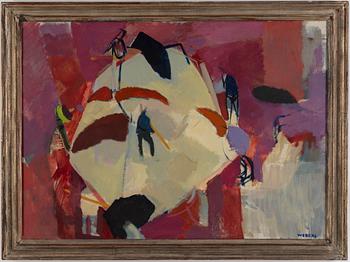 WILLIE WEBERG, oil on canvas, signed.