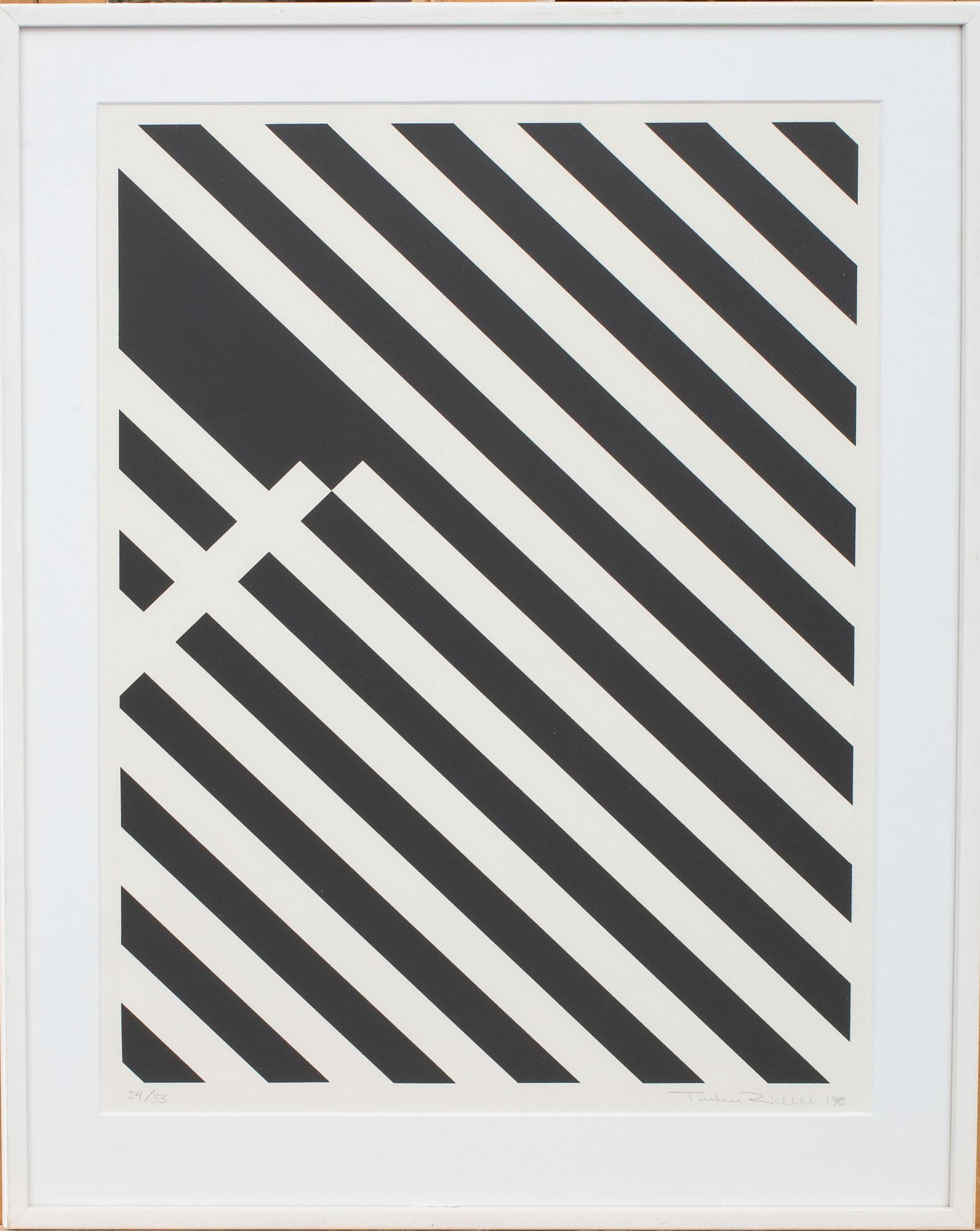 TORSTEN RIDELL, serigrafier, 2 st, signerade, daterade 1983 samt numrerade 28/33 och 24/33..