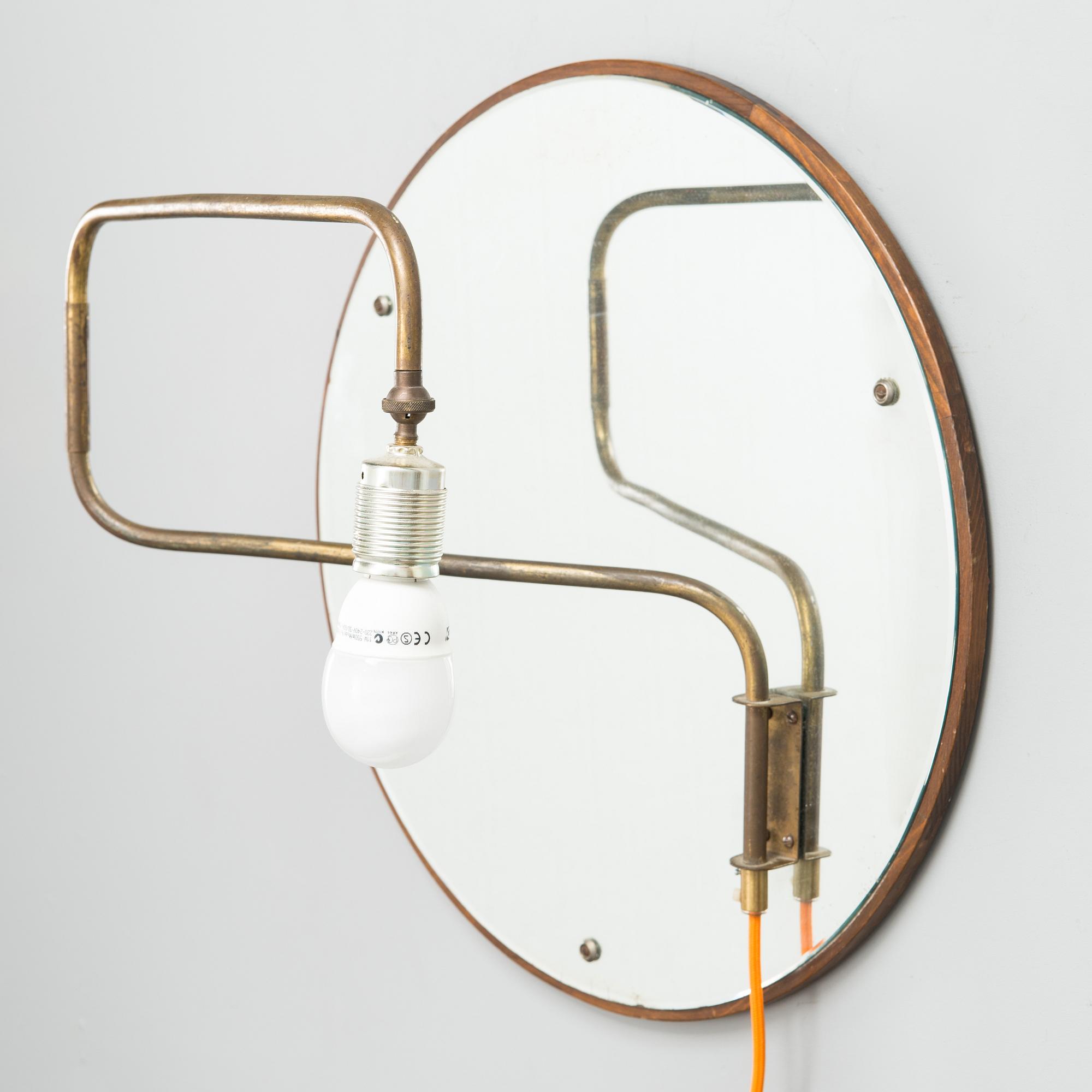 TEEMU SALONEN, A 'Mirror' sculpture/wall lamp signed Teemu Salonen 2016.