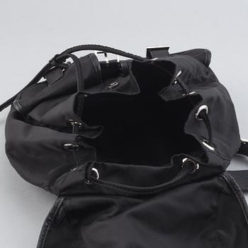 Prada, backpack.