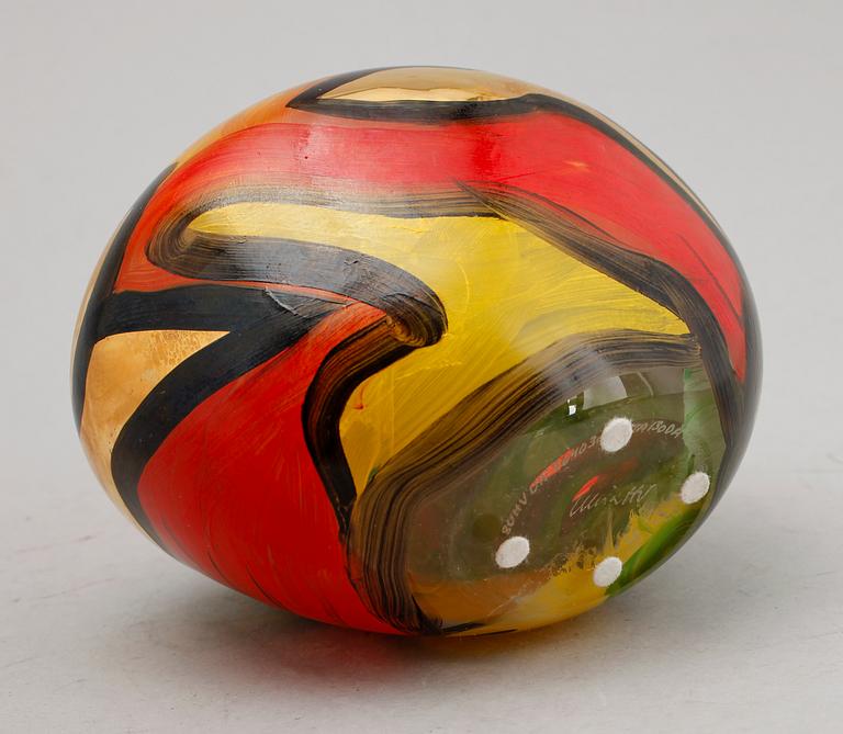 VAS, glas, Ulrica Hydman-Vallien, Kosta Boda, Unique, signerad.